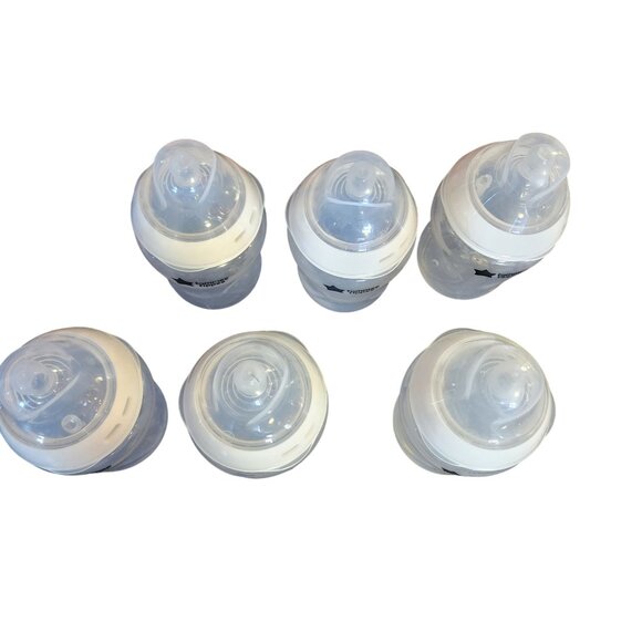 Tommee Tippee 9oz Baby Bottles With Anti-Colic Nipples - Set Of 6 - BPA-Free Pla - Picture 2 of 3